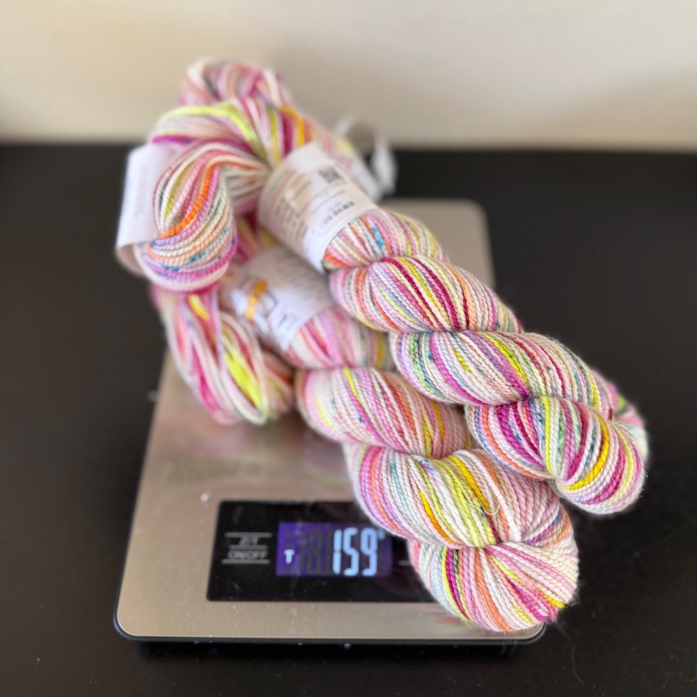 Koigu KPPPM Merino Wool Yarn 3 Skeins Multi Fantasie Hand Painted 150g Total